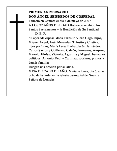 DON ÁNGEL SEISDEDOS DE COSPEDAL