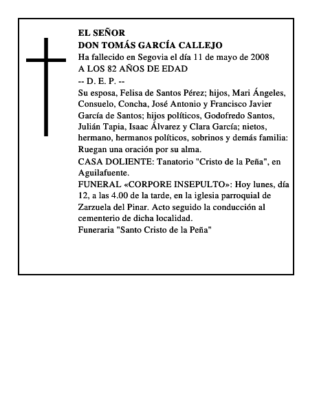 DON TOMÁS GARCÍA CALLEJO