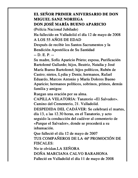 DON JOSÉ MARÍA BUENO APARICIO