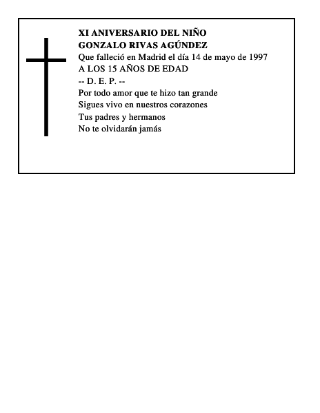 GONZALO RIVAS AGÚNDEZ