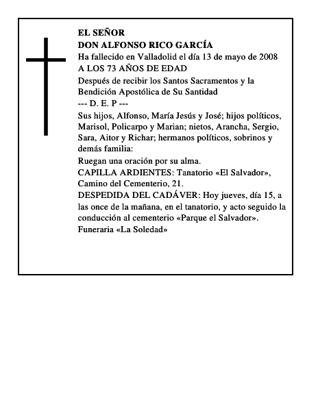 DON ALFONSO RICO GARCÍA