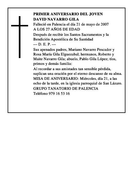 DAVID NAVARRO GILA