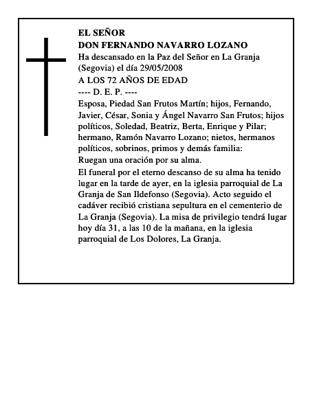 DON FERNANDO NAVARRO LOZANO