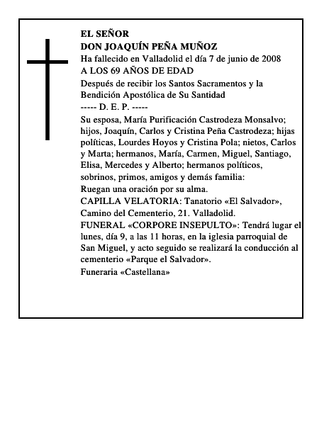 DON JOAQUÍN PEÑA MUÑOZ