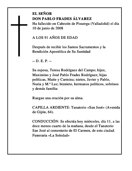 DON PABLO FRADES ÁLVAREZ