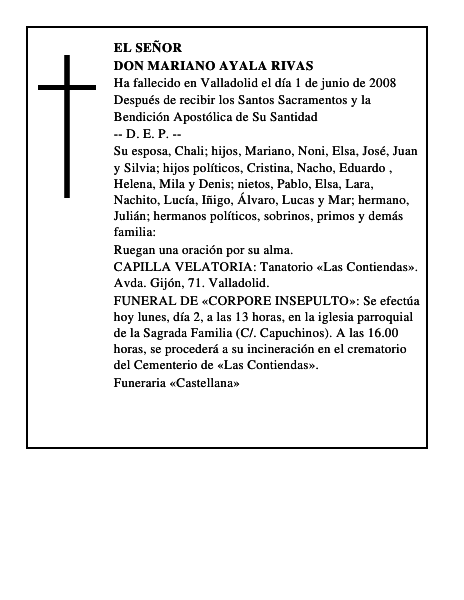 DON MARIANO AYALA RIVAS