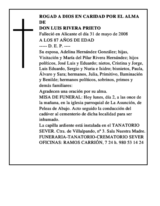 DON LUIS RIVERA PRIETO