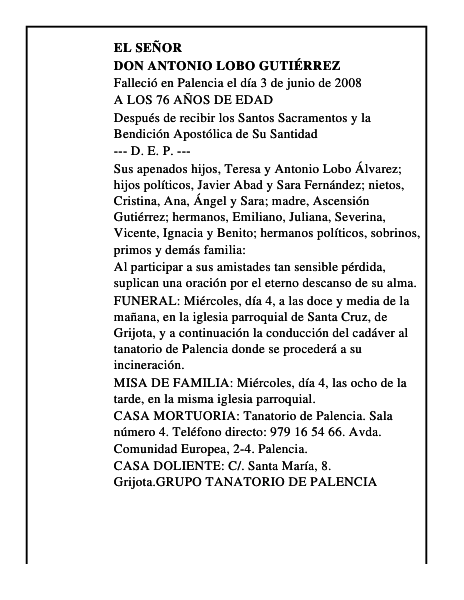 DON ANTONIO LOBO GUTIÉRREZ
