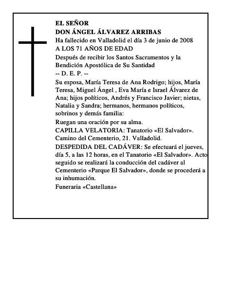 DON ÁNGEL ÁLVAREZ ARRIBAS