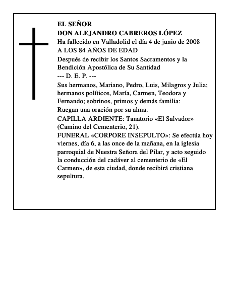 DON ALEJANDRO CABREROS LÓPEZ