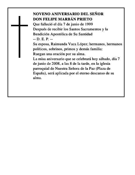 DON FELIPE MARBÁN PRIETO