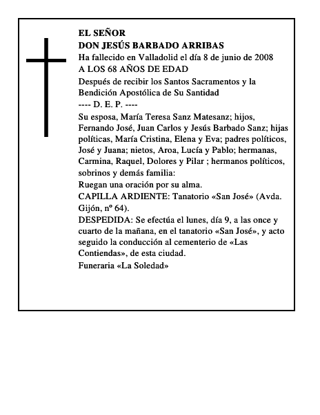 DON JESÚS BARBADO ARRIBAS