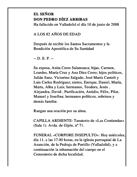 DON PEDRO DÍEZ ARRIBAS