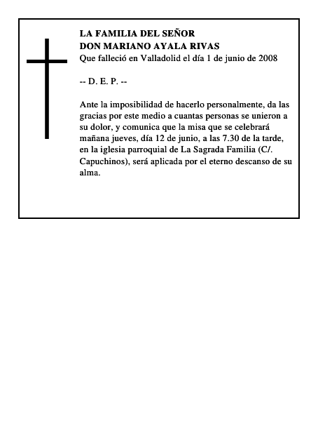 DON MARIANO AYALA RIVAS