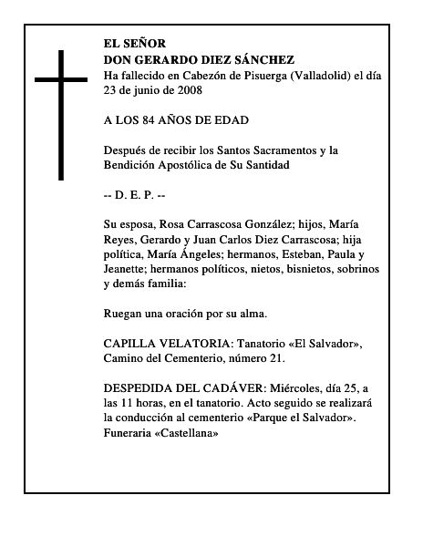 DON GERARDO DIEZ SÁNCHEZ