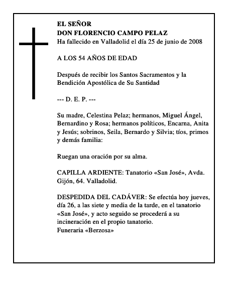 DON FLORENCIO CAMPO PELAZ