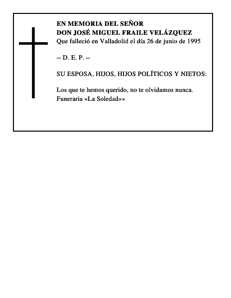 DON JOSÉ MIGUEL FRAILE VELÁZQUEZ