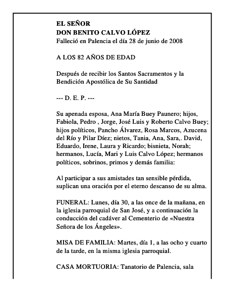DON BENITO CALVO LÓPEZ
