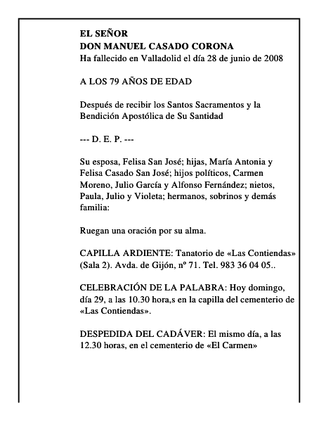 DON MANUEL CASADO CORONA