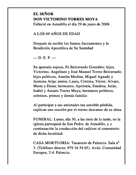DON VICTORINO TORRES MOYA