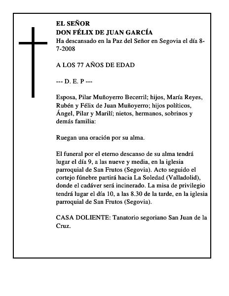 DON FÉLIX DE JUAN GARCÍA