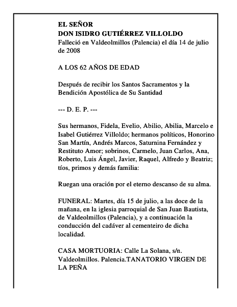 DON ISIDRO GUTIÉRREZ VILLOLDO