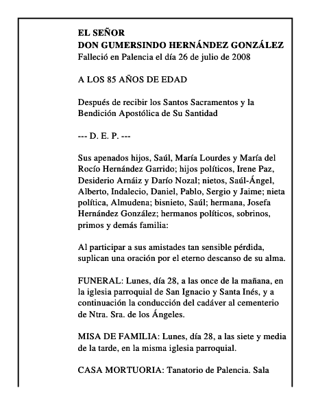 DON GUMERSINDO HERNÁNDEZ GONZÁLEZ