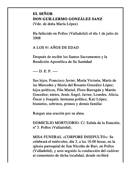 DON GUILLERMO GONZÁLEZ SANZ