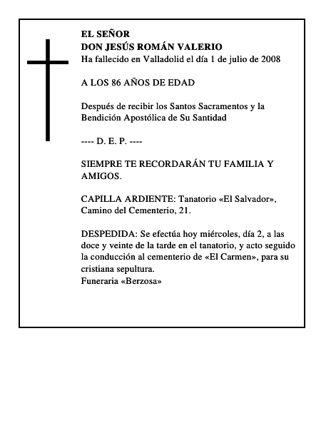 DON JESÚS ROMÁN VALERIO