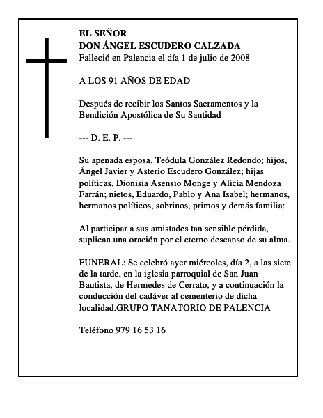 DON ÁNGEL ESCUDERO CALZADA