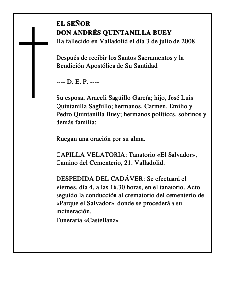 DON ANDRÉS QUINTANILLA BUEY