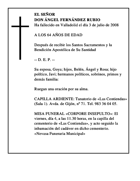 DON ÁNGEL FERNÁNDEZ RUBIO