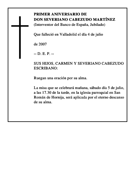 DON SEVERIANO CABEZUDO MARTÍNEZ