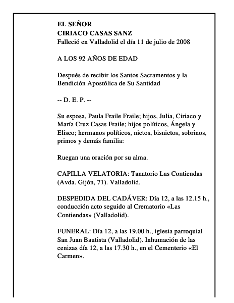 CIRIACO CASAS SANZ