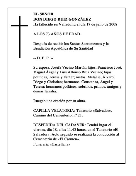 DON DIEGO RUIZ GONZÁLEZ