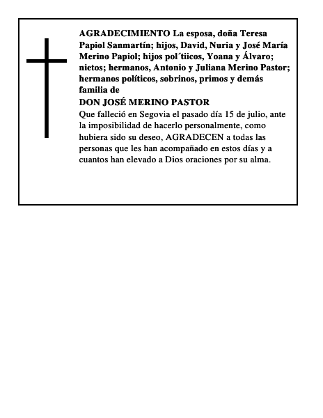 DON JOSÉ MERINO PASTOR