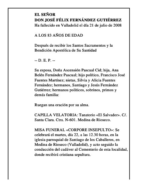 DON JOSÉ FÉLIX FERNÁNDEZ GUTIÉRREZ