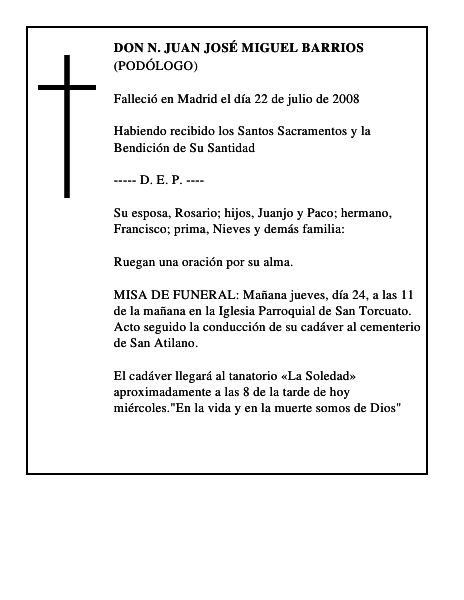 DON N. JUAN JOSÉ MIGUEL BARRIOS