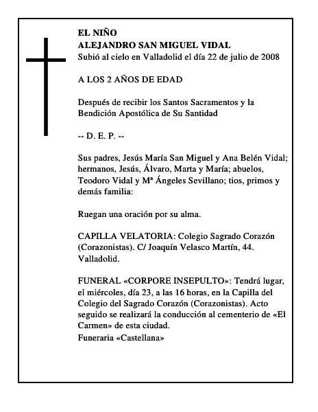 ALEJANDRO SAN MIGUEL VIDAL