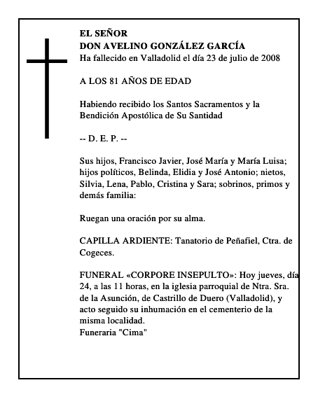 DON AVELINO GONZÁLEZ GARCÍA