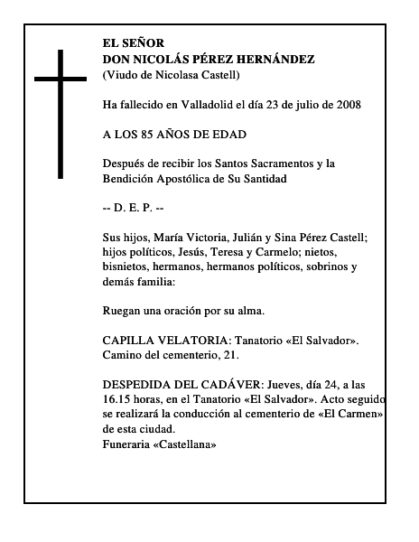 DON NICOLÁS PÉREZ HERNÁNDEZ