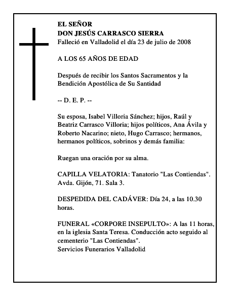 DON JESÚS CARRASCO SIERRA