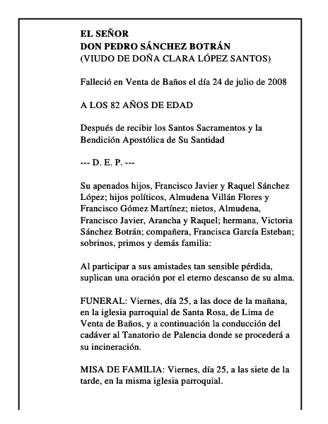 DON PEDRO SÁNCHEZ BOTRÁN