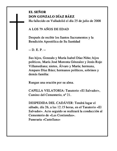 DON GONZALO DÍAZ BÁEZ