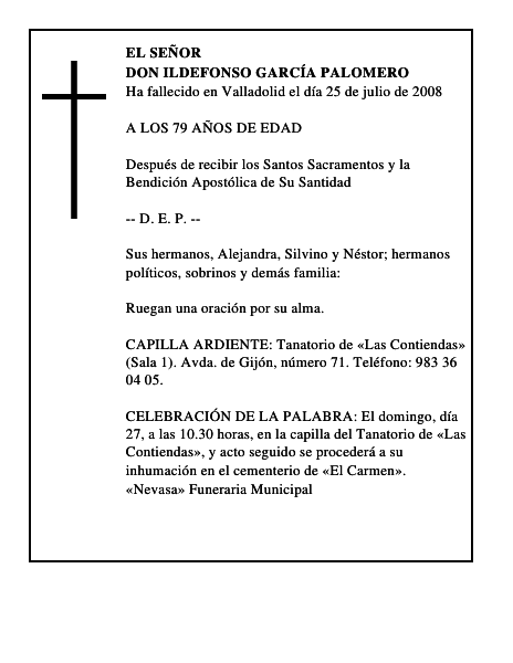 DON ILDEFONSO GARCÍA PALOMERO
