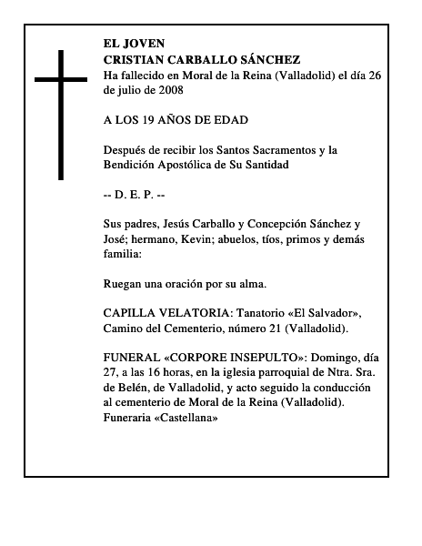 CRISTIAN CARBALLO SÁNCHEZ