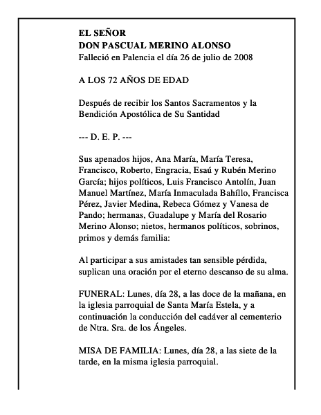 DON PASCUAL MERINO ALONSO