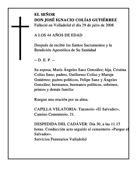 DON JOSÉ IGNACIO COLÍAS GUTIÉRREZ