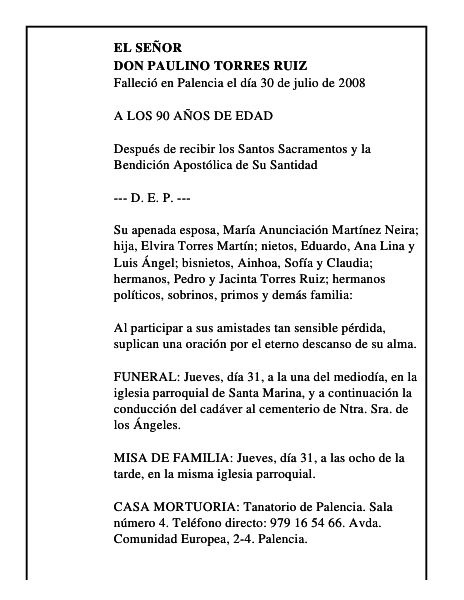 DON PAULINO TORRES RUIZ