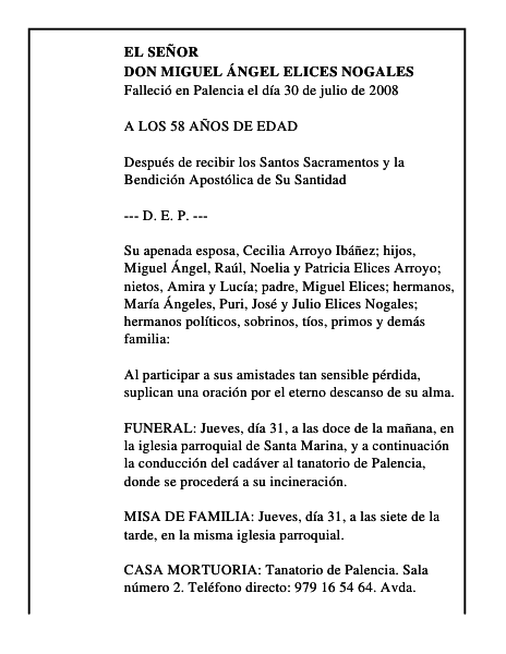 DON MIGUEL ÁNGEL ELICES NOGALES